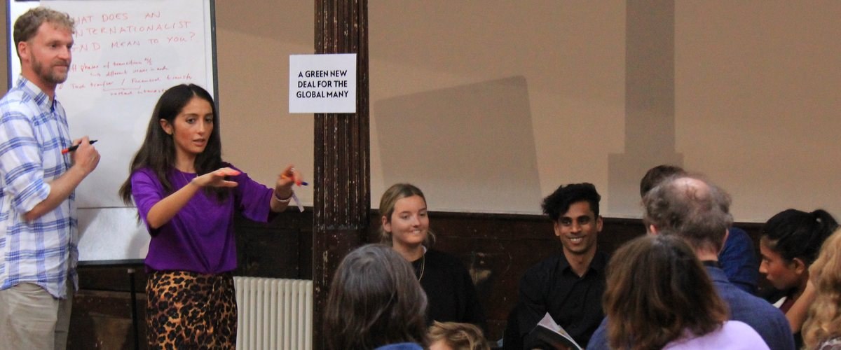 Green New Deal workshop