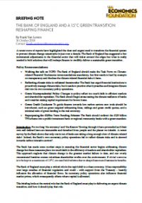 Reshaping finance for a 1.5C world