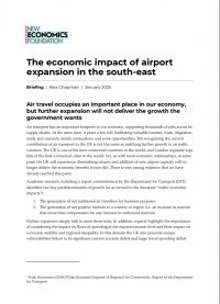 The economic impact of airport expansion in the south-east