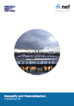 Inequality and financialisation report cover