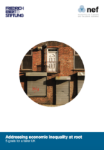 Addressing economic inequality at root report cover