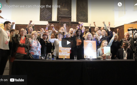 Together we can change the rules